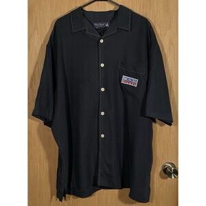 Nat Nast Limited Edition Ford Silk Shirt Button Down Back Graphic Men's 2XL NWT